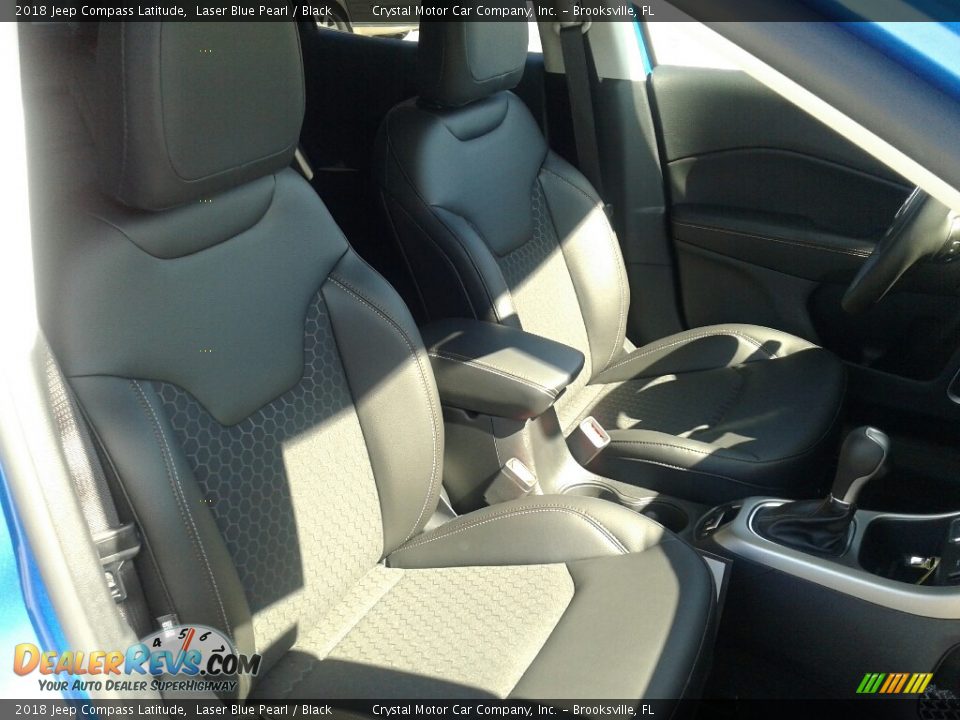 2018 Jeep Compass Latitude Laser Blue Pearl / Black Photo #12