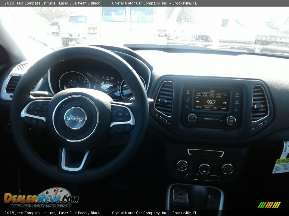 2018 Jeep Compass Latitude Laser Blue Pearl / Black Photo #13