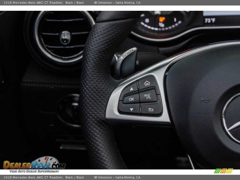 2018 Mercedes-Benz AMG GT Roadster Black / Black Photo #19
