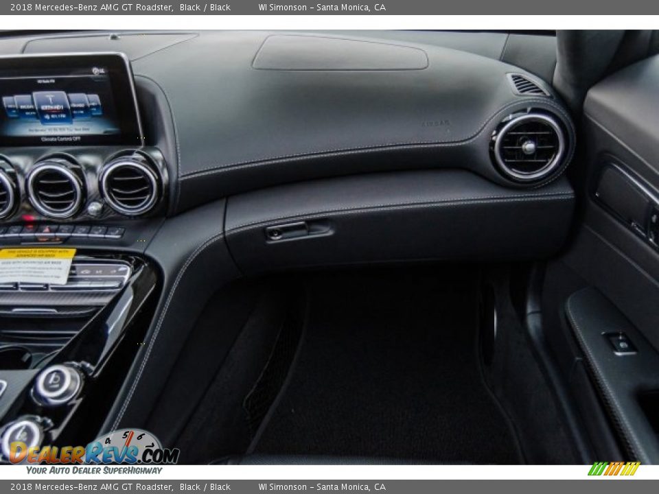 2018 Mercedes-Benz AMG GT Roadster Black / Black Photo #20