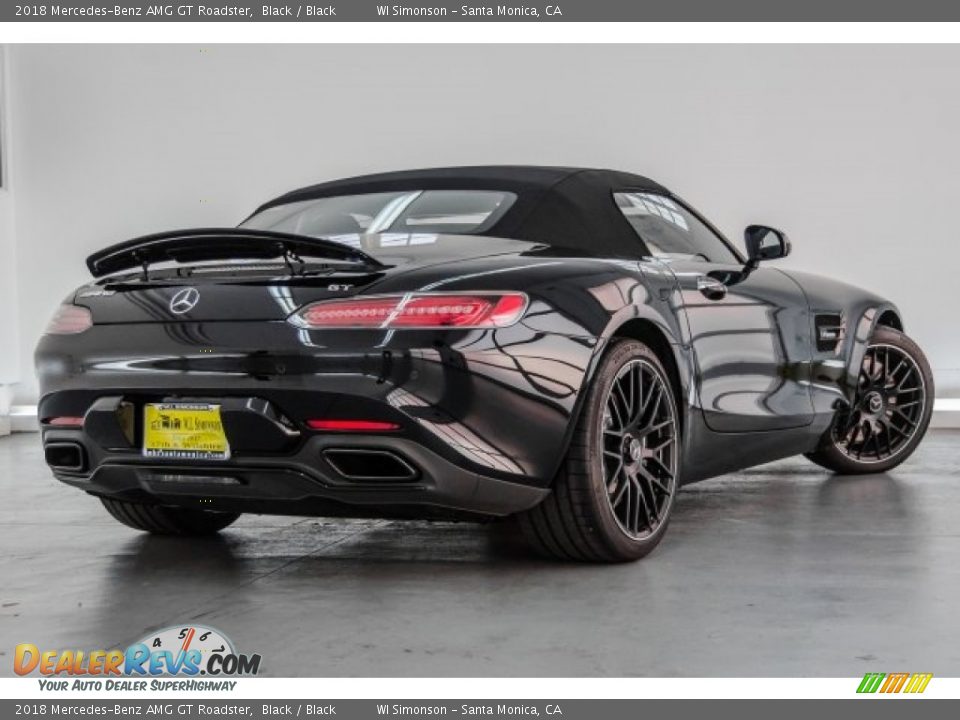 2018 Mercedes-Benz AMG GT Roadster Black / Black Photo #24