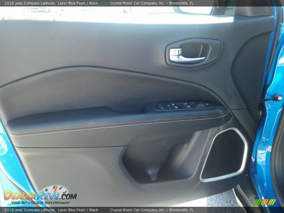 2018 Jeep Compass Latitude Laser Blue Pearl / Black Photo #16