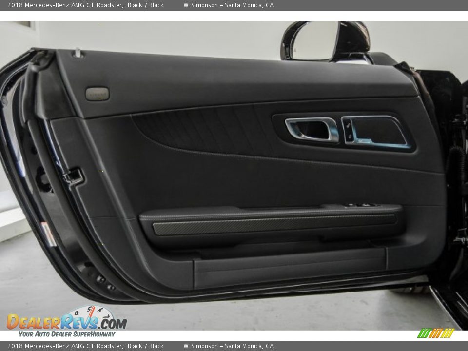 2018 Mercedes-Benz AMG GT Roadster Black / Black Photo #28