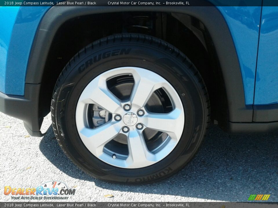 2018 Jeep Compass Latitude Laser Blue Pearl / Black Photo #19
