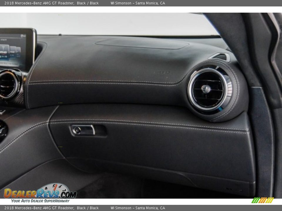 2018 Mercedes-Benz AMG GT Roadster Black / Black Photo #33