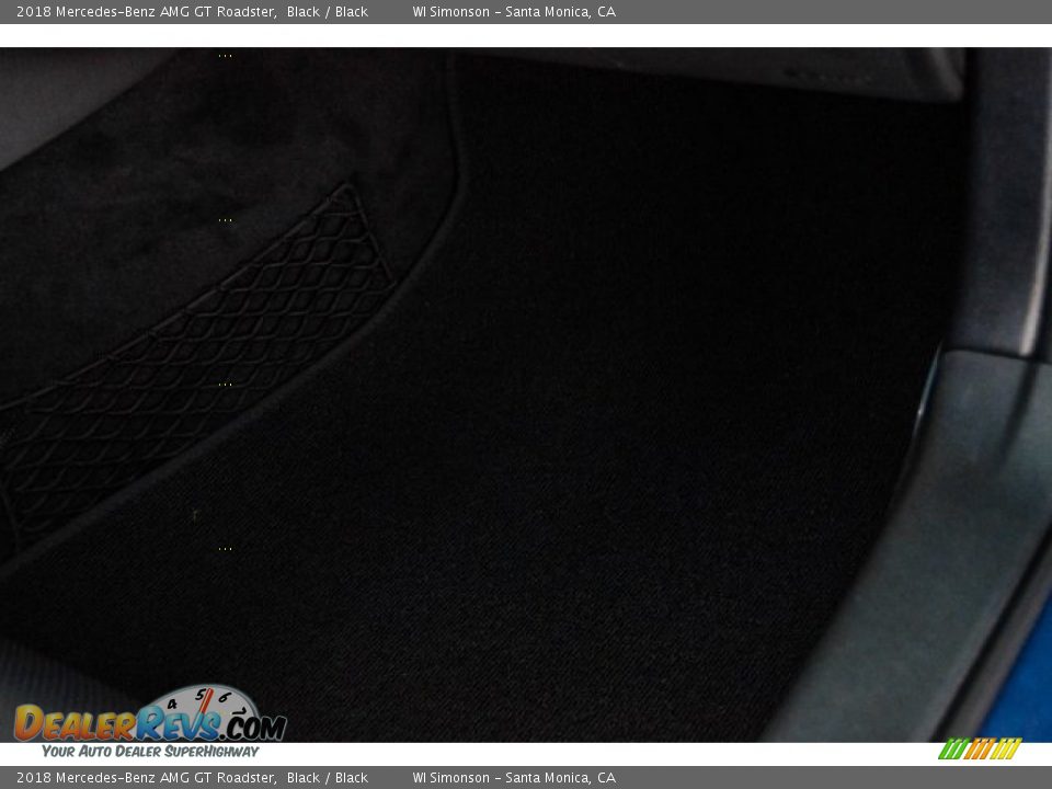 2018 Mercedes-Benz AMG GT Roadster Black / Black Photo #34