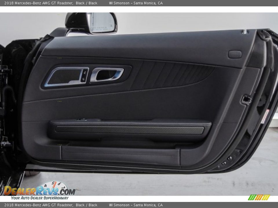 2018 Mercedes-Benz AMG GT Roadster Black / Black Photo #35