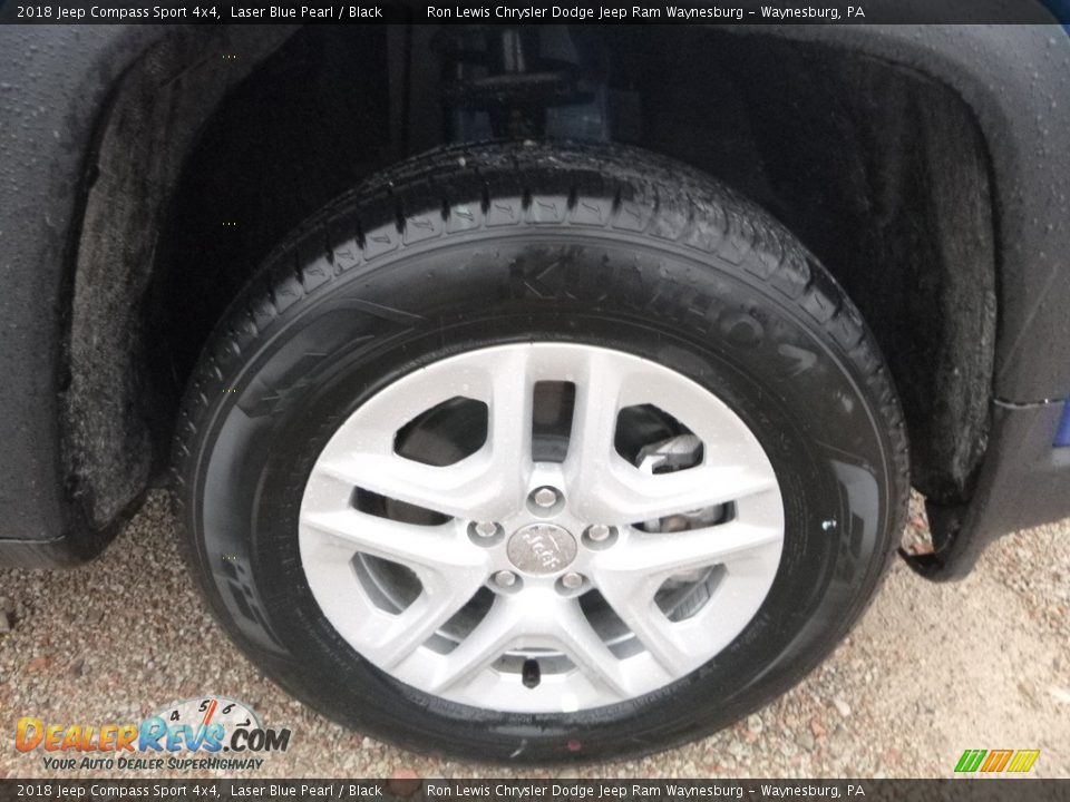 2018 Jeep Compass Sport 4x4 Laser Blue Pearl / Black Photo #9