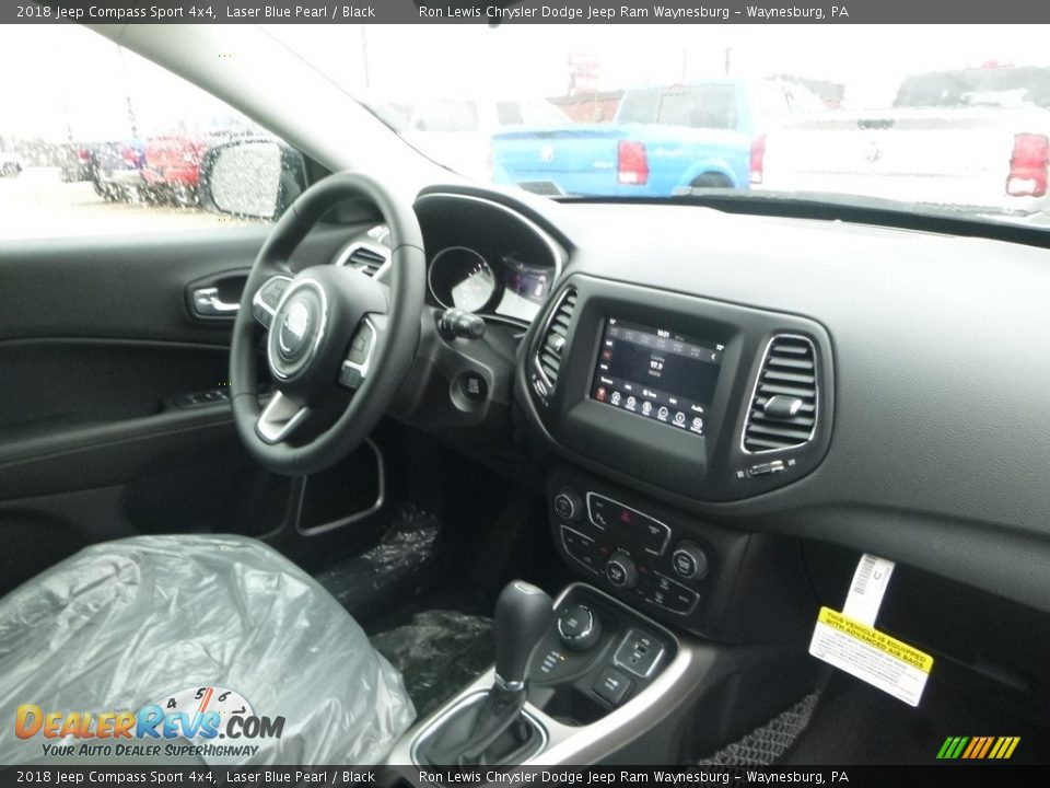 2018 Jeep Compass Sport 4x4 Laser Blue Pearl / Black Photo #11