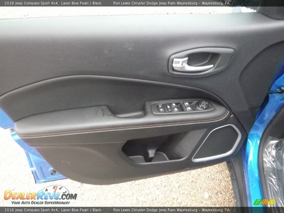 2018 Jeep Compass Sport 4x4 Laser Blue Pearl / Black Photo #13