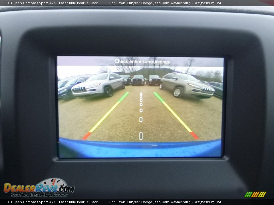 2018 Jeep Compass Sport 4x4 Laser Blue Pearl / Black Photo #17