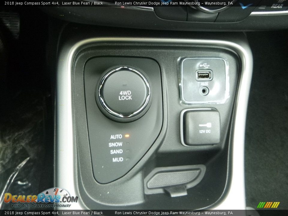 2018 Jeep Compass Sport 4x4 Laser Blue Pearl / Black Photo #21