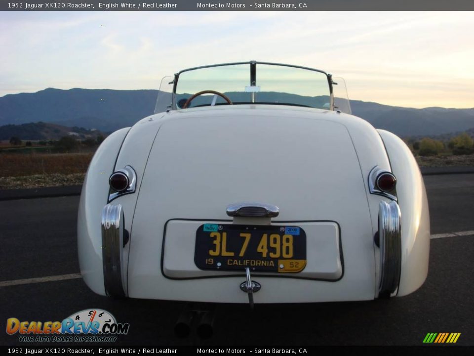 1952 Jaguar XK120 Roadster English White / Red Leather Photo #14