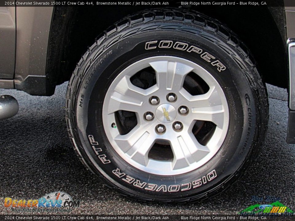 2014 Chevrolet Silverado 1500 LT Crew Cab 4x4 Brownstone Metallic / Jet Black/Dark Ash Photo #9