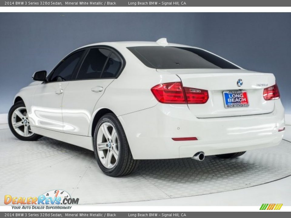 2014 BMW 3 Series 328d Sedan Mineral White Metallic / Black Photo #10
