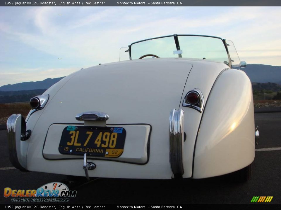 1952 Jaguar XK120 Roadster English White / Red Leather Photo #16