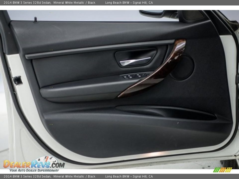 2014 BMW 3 Series 328d Sedan Mineral White Metallic / Black Photo #19