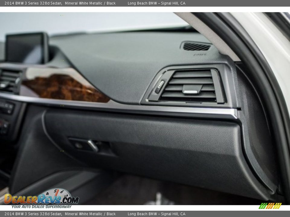 2014 BMW 3 Series 328d Sedan Mineral White Metallic / Black Photo #22