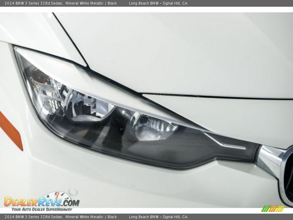 2014 BMW 3 Series 328d Sedan Mineral White Metallic / Black Photo #25
