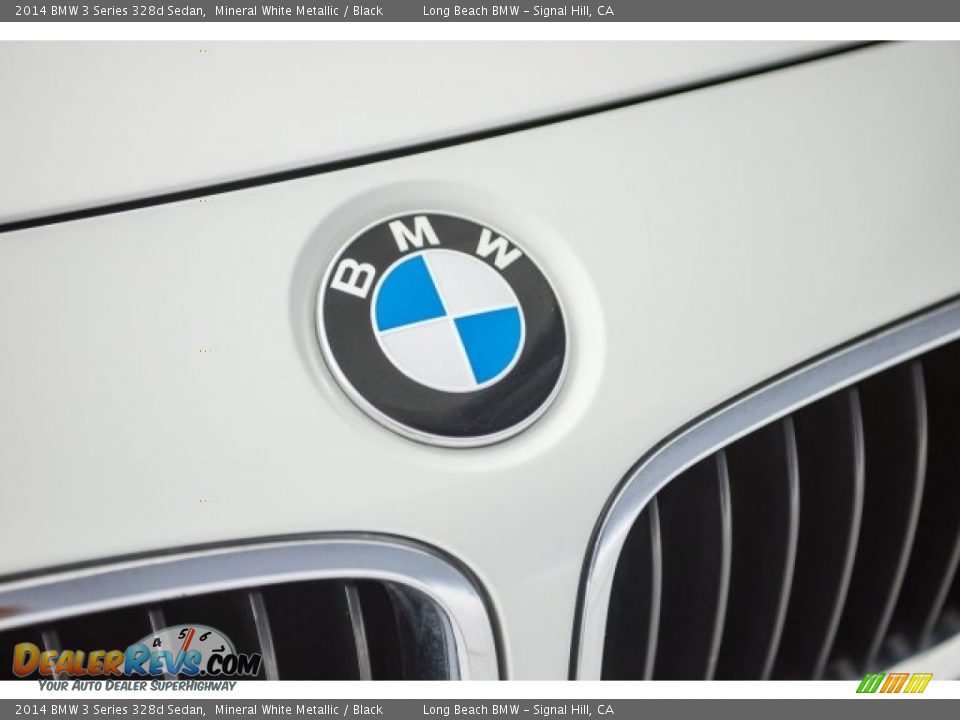 2014 BMW 3 Series 328d Sedan Mineral White Metallic / Black Photo #26