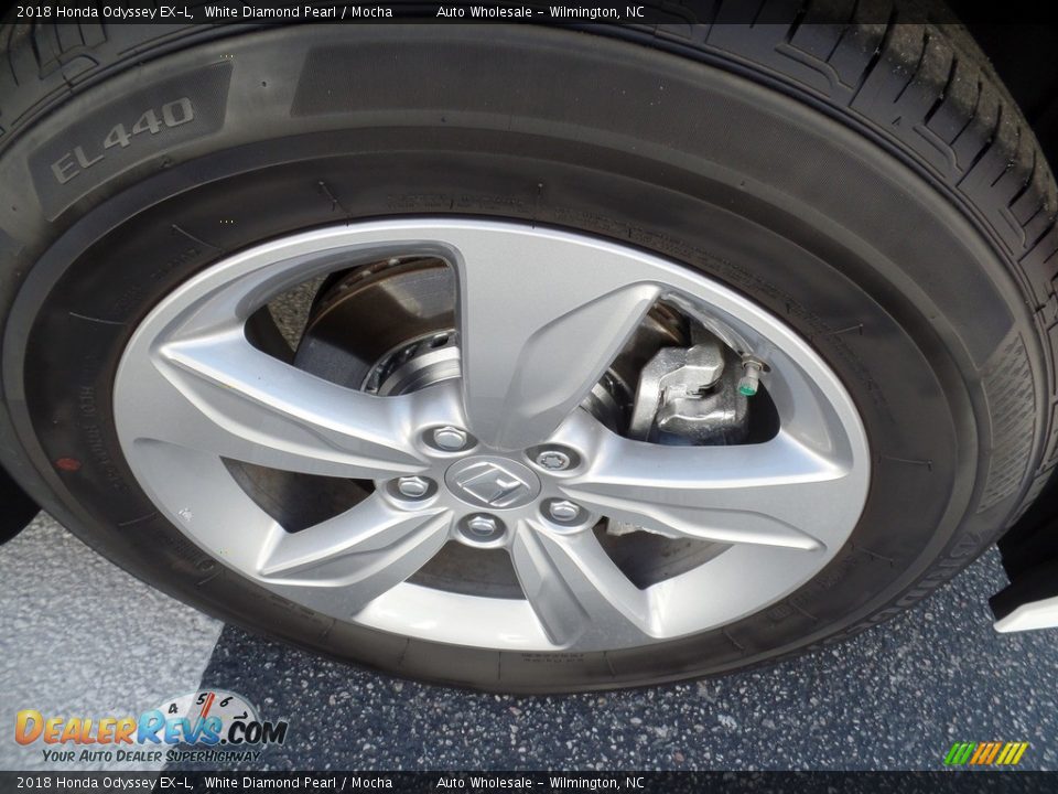 2018 Honda Odyssey EX-L White Diamond Pearl / Mocha Photo #7