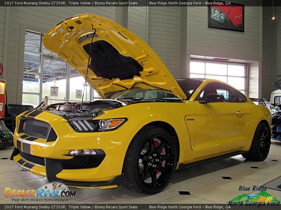 2017 Ford Mustang Shelby GT350R Triple Yellow / Ebony Recaro Sport Seats Photo #1