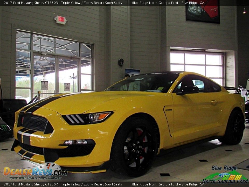 2017 Ford Mustang Shelby GT350R Triple Yellow / Ebony Recaro Sport Seats Photo #2
