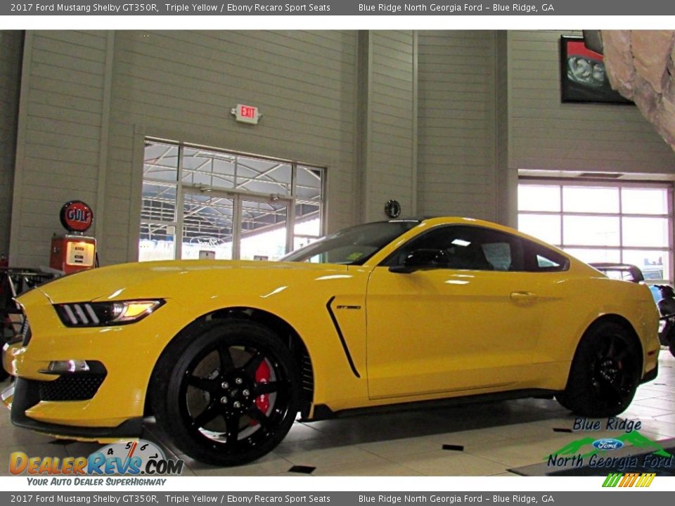 2017 Ford Mustang Shelby GT350R Triple Yellow / Ebony Recaro Sport Seats Photo #3
