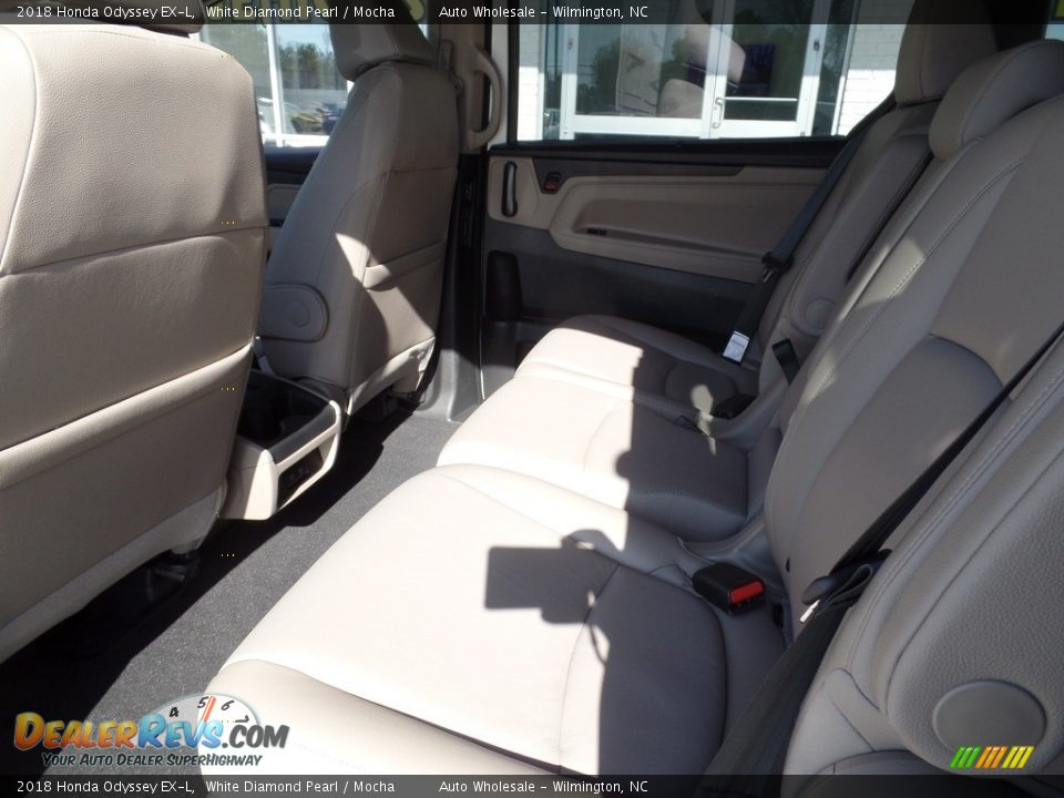 2018 Honda Odyssey EX-L White Diamond Pearl / Mocha Photo #12