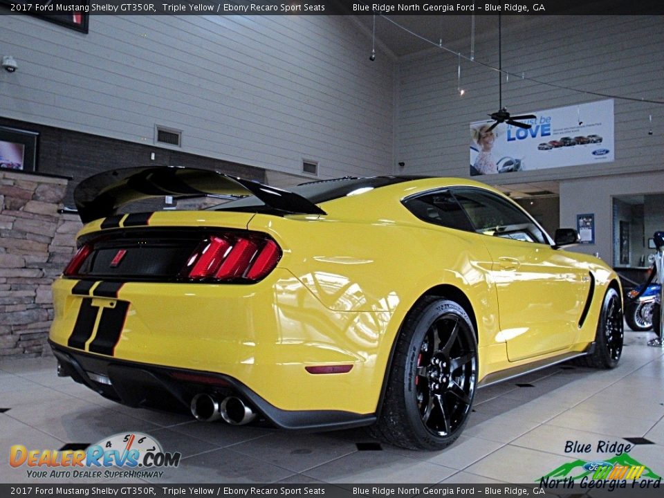2017 Ford Mustang Shelby GT350R Triple Yellow / Ebony Recaro Sport Seats Photo #6