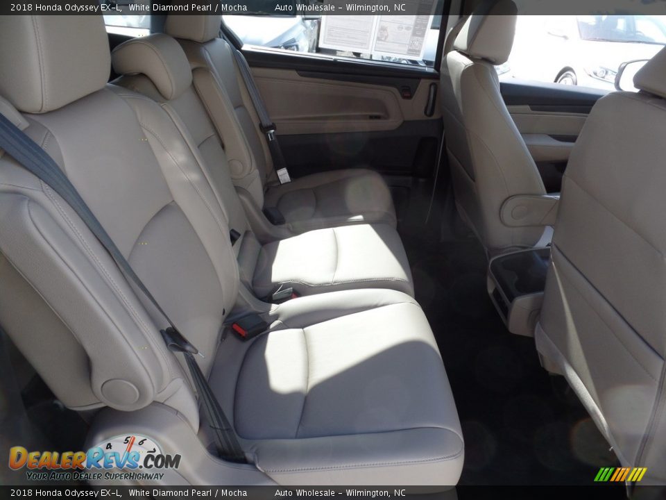 2018 Honda Odyssey EX-L White Diamond Pearl / Mocha Photo #14