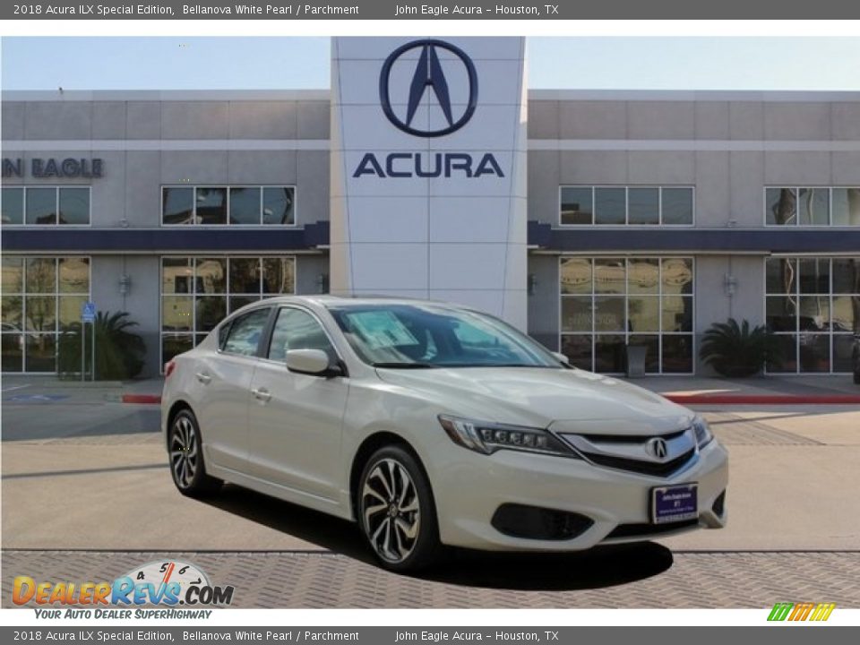 2018 Acura ILX Special Edition Bellanova White Pearl / Parchment Photo #1