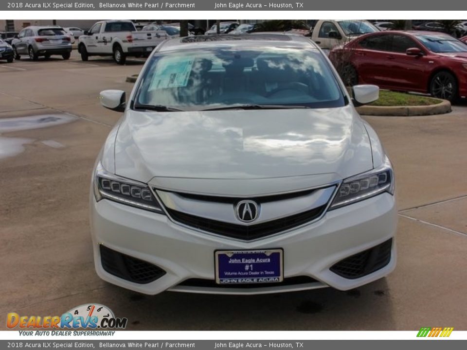 2018 Acura ILX Special Edition Bellanova White Pearl / Parchment Photo #2