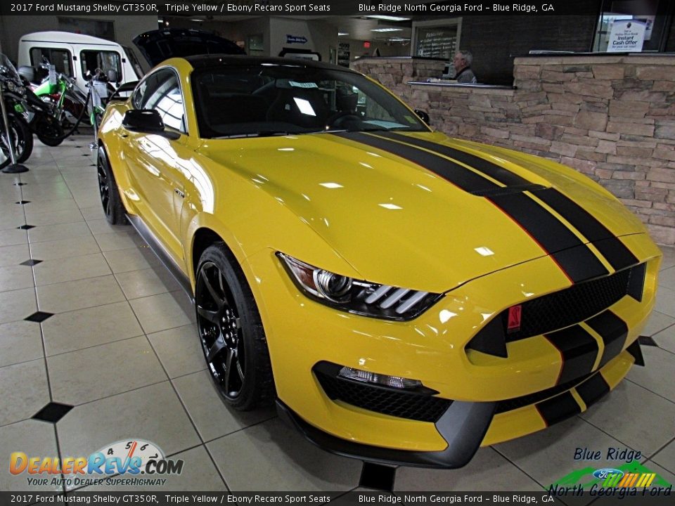 2017 Ford Mustang Shelby GT350R Triple Yellow / Ebony Recaro Sport Seats Photo #8