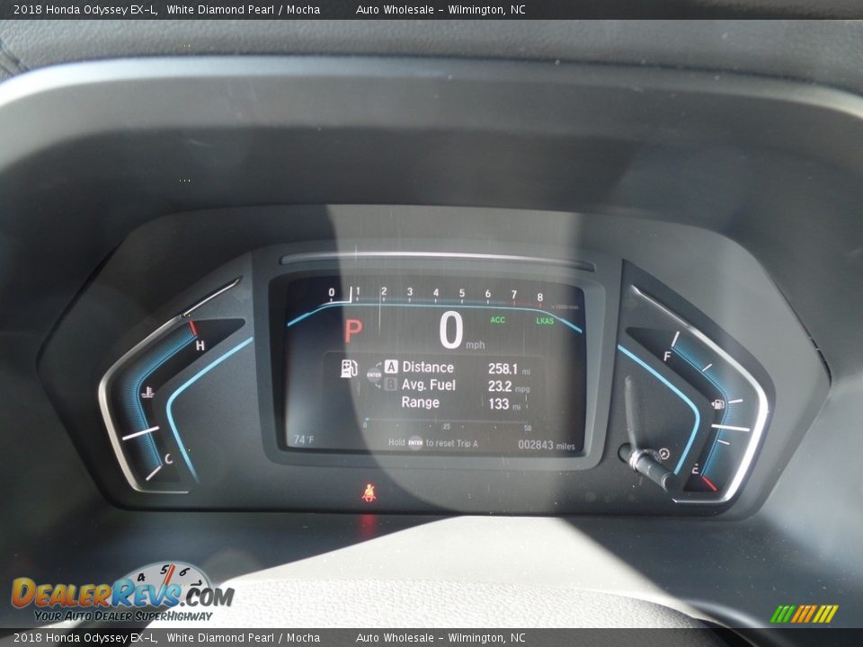 2018 Honda Odyssey EX-L White Diamond Pearl / Mocha Photo #16