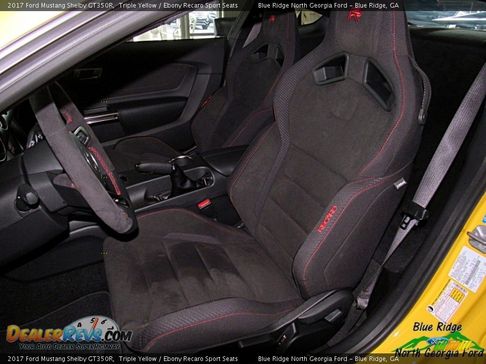 2017 Ford Mustang Shelby GT350R Triple Yellow / Ebony Recaro Sport Seats Photo #14