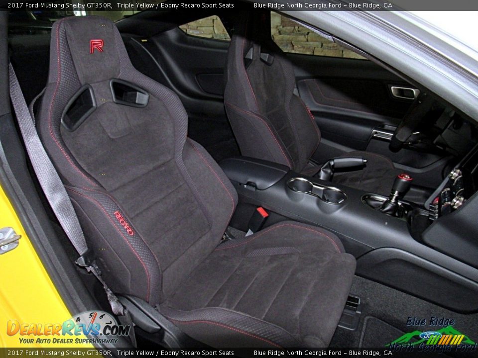 2017 Ford Mustang Shelby GT350R Triple Yellow / Ebony Recaro Sport Seats Photo #15