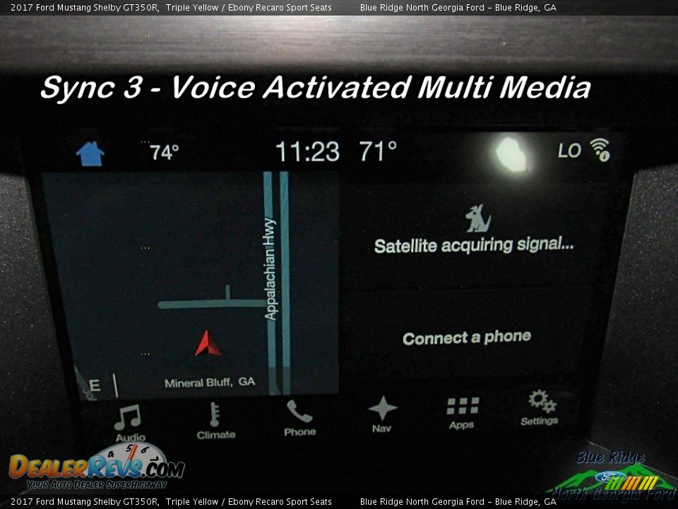 2017 Ford Mustang Shelby GT350R Triple Yellow / Ebony Recaro Sport Seats Photo #18