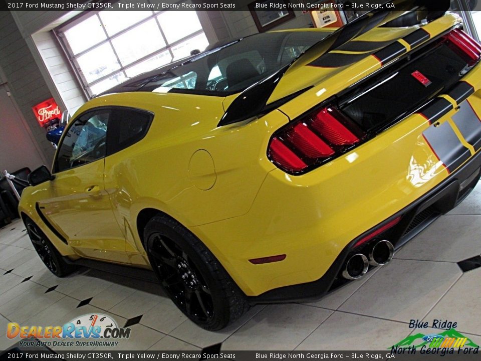 2017 Ford Mustang Shelby GT350R Triple Yellow / Ebony Recaro Sport Seats Photo #33