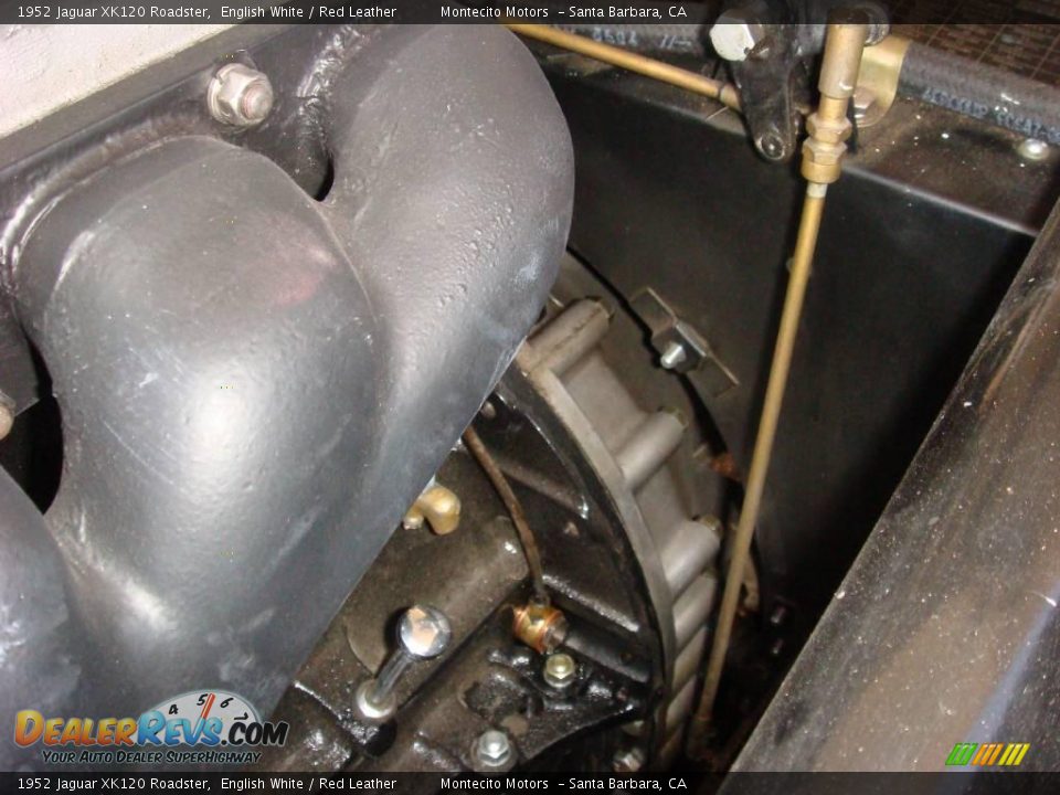 1952 Jaguar XK120 Roadster English White / Red Leather Photo #33