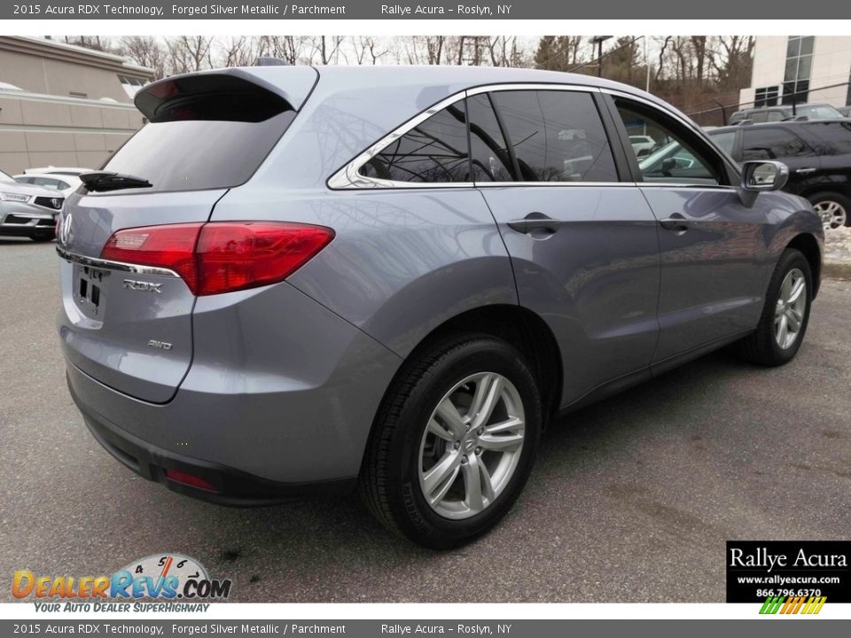 2015 Acura RDX Technology Forged Silver Metallic / Parchment Photo #7