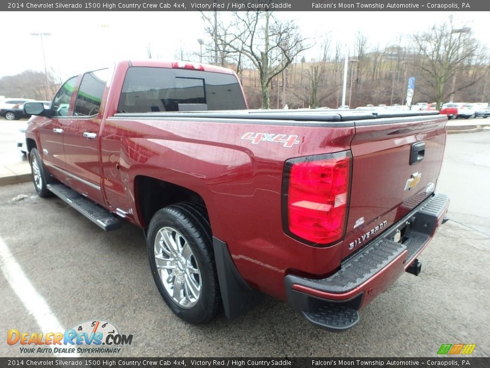 2014 Chevrolet Silverado 1500 High Country Crew Cab 4x4 Victory Red / High Country Saddle Photo #2