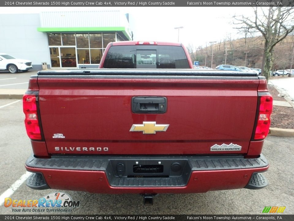 2014 Chevrolet Silverado 1500 High Country Crew Cab 4x4 Victory Red / High Country Saddle Photo #3