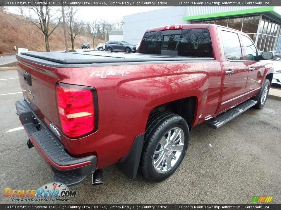 2014 Chevrolet Silverado 1500 High Country Crew Cab 4x4 Victory Red / High Country Saddle Photo #4