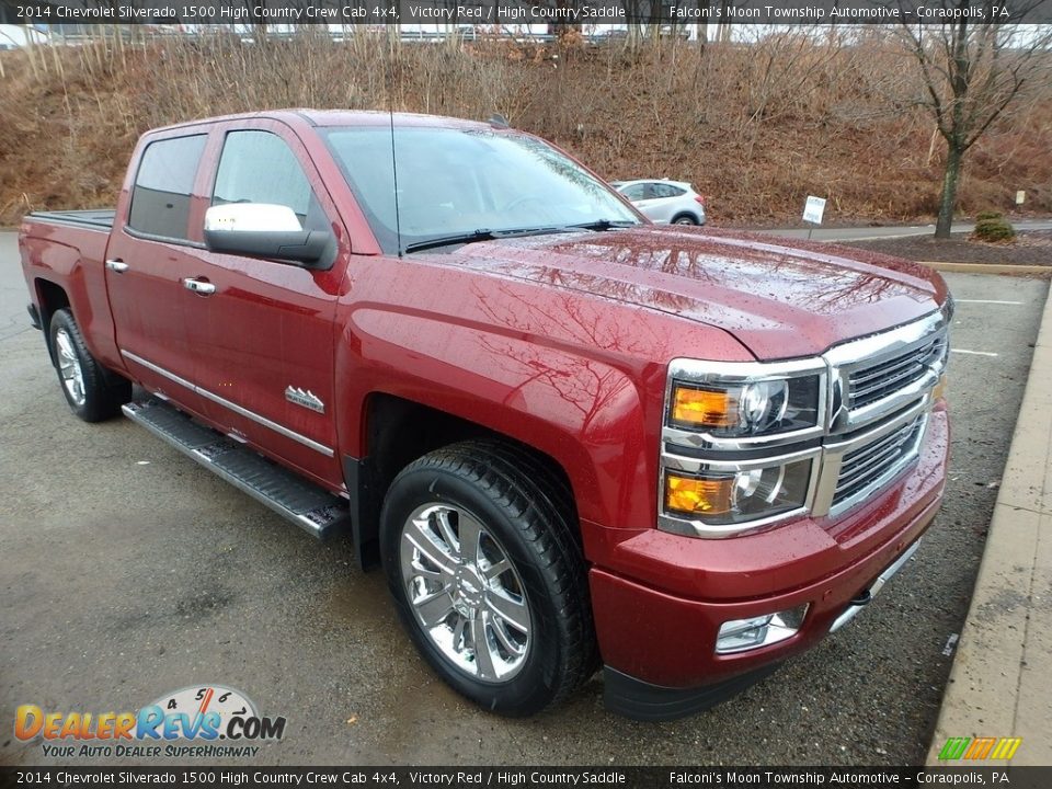 2014 Chevrolet Silverado 1500 High Country Crew Cab 4x4 Victory Red / High Country Saddle Photo #5