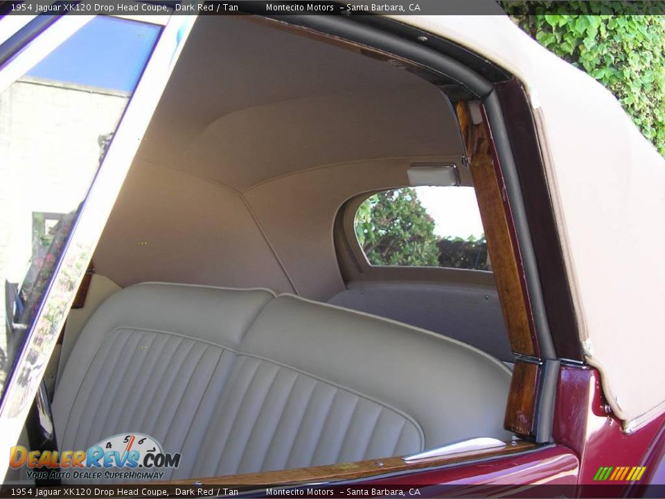 1954 Jaguar XK120 Drop Head Coupe Dark Red / Tan Photo #26