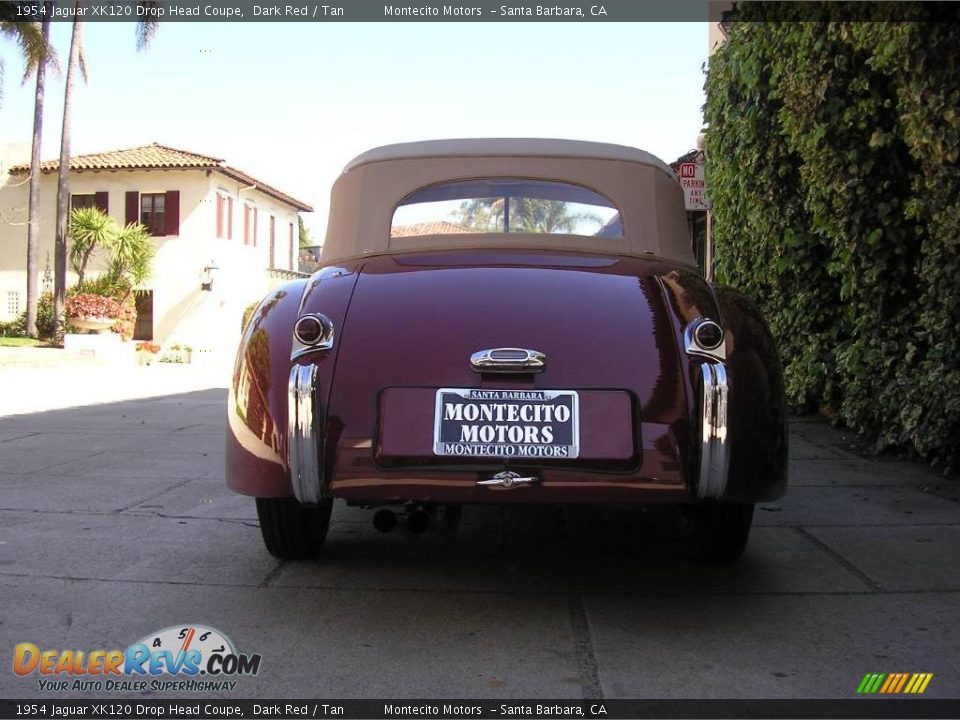 1954 Jaguar XK120 Drop Head Coupe Dark Red / Tan Photo #27