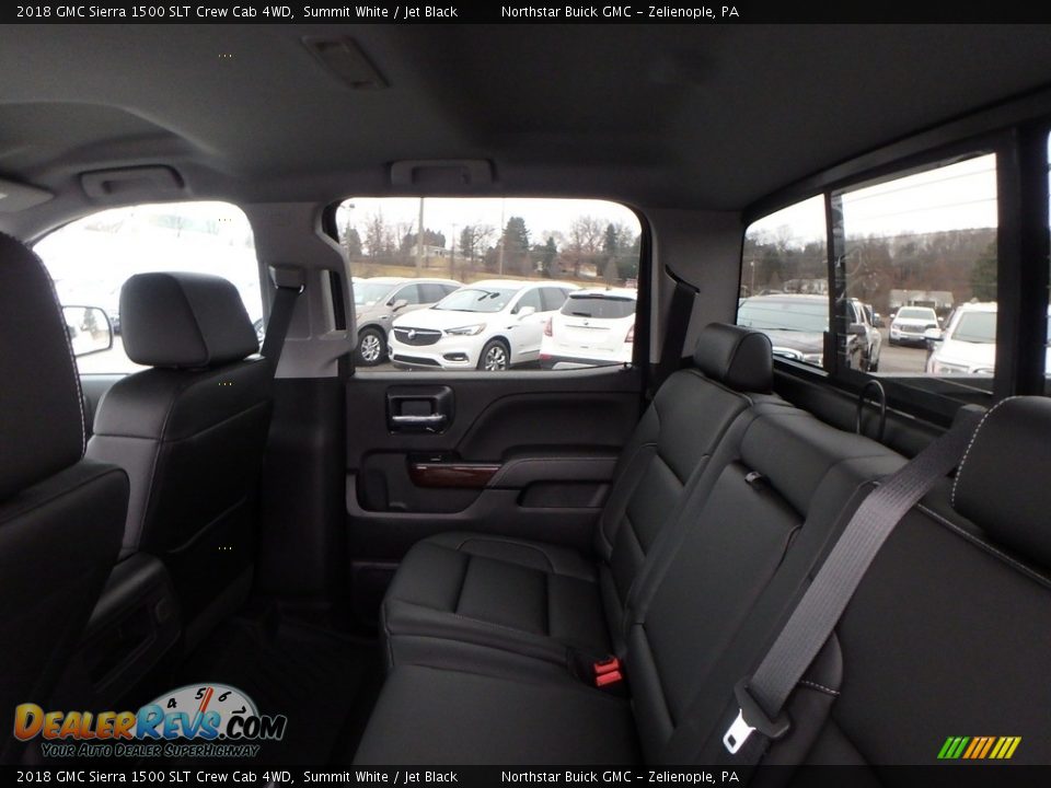 2018 GMC Sierra 1500 SLT Crew Cab 4WD Summit White / Jet Black Photo #11