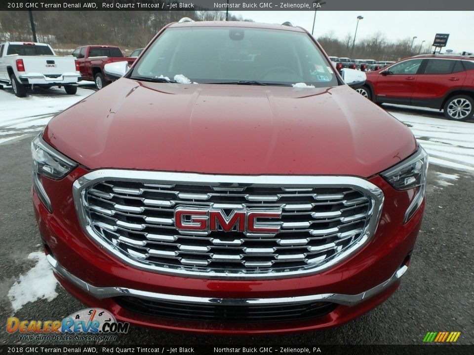 2018 GMC Terrain Denali AWD Red Quartz Tintcoat / ­Jet Black Photo #2