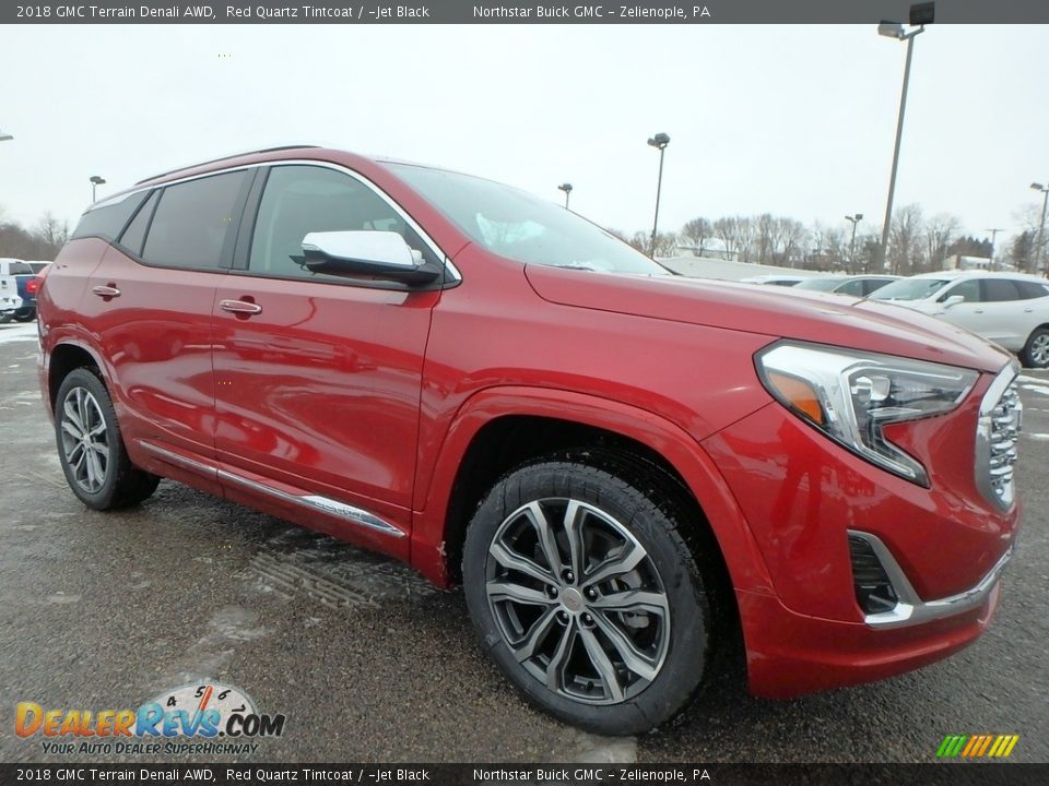 2018 GMC Terrain Denali AWD Red Quartz Tintcoat / ­Jet Black Photo #3